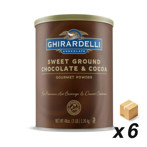 기라델리 스위트 그라운드 초콜릿 파우더 1.36Kg 6개 (BOX)