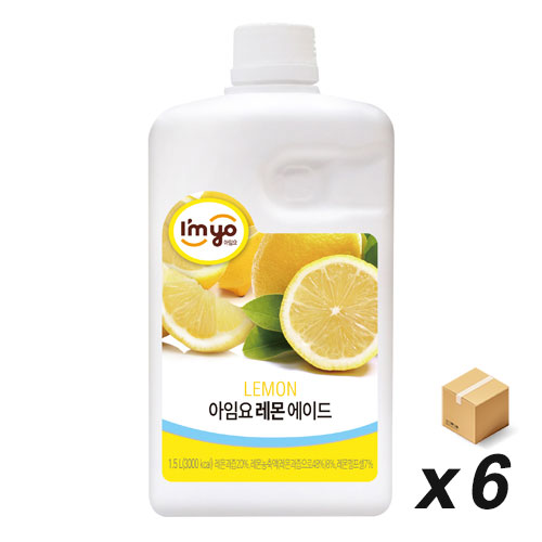 아임요 레몬 에이드 1.5L 6개 (BOX)