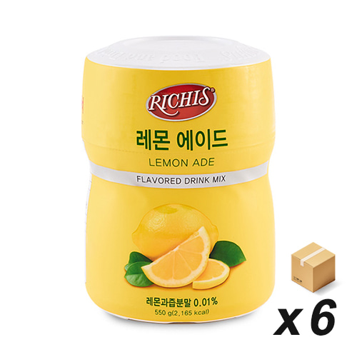 리치스 레몬 에이드 550g 6개 (BOX)