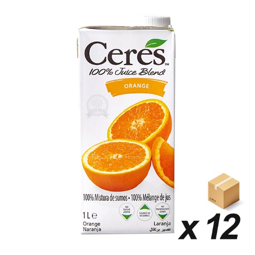 쎄레스 과일주스 오렌지 1L 12개 (BOX)