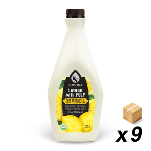 포모나 톡톡베이스 레몬 1.2Kg 9개 (BOX)