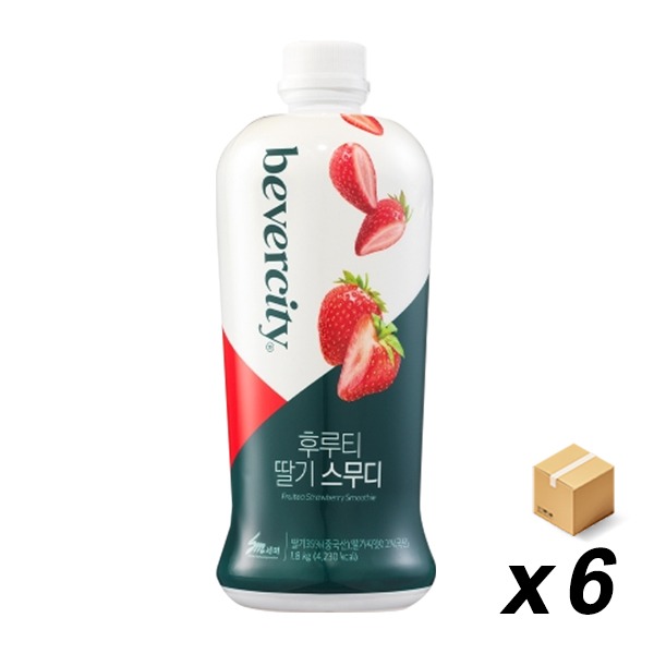 베버시티 후루티 딸기 스무디 1.8kg 6개 (BOX)