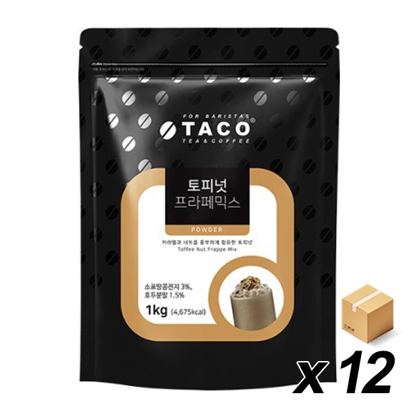 타코 토피넛 프라페믹스 1Kg 12개 (BOX)