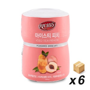 리치스 아이스티 피치 550g 6개 (BOX)