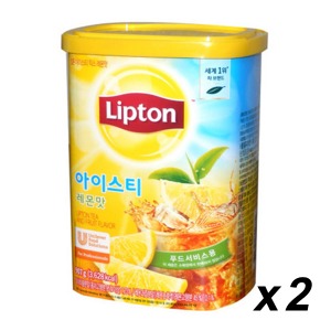 립톤 아이스티 레몬맛 907g 2개