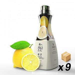 웰파인 더진한 레몬 농축액 1.5kg 9개(BOX)