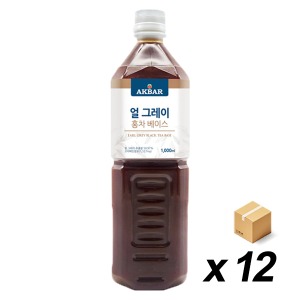 아크바 얼그레이 홍차베이스 1000ml 12개(BOX)