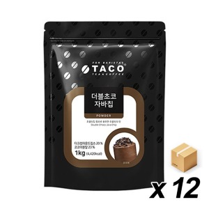타코 더블초코 자바칩 프라페믹스 1kg 12개(BOX)