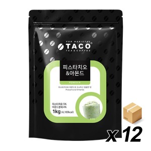 타코 피스타치오&amp;아몬드 프라페믹스 1kg 12개 (BOX)