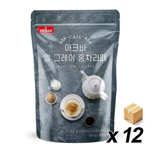 아크바 얼그레이 홍차라떼 500g 12개(BOX)