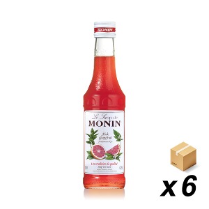 모닌 시럽 핑크자몽(미니) 250ml 6개 (BOX)