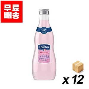 [업체발송][무료배송] 로리나 핑크 레모네이드 330ml 12개 (BOX)
