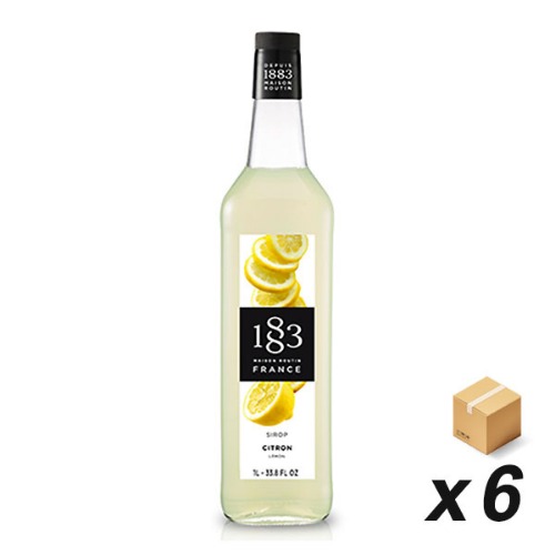 1883 시럽 레몬 1000ml 6개 (BOX)