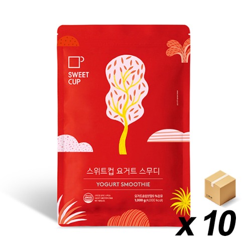 스위트컵 요거트 스무디 파우더 1Kg 10개 (BOX)