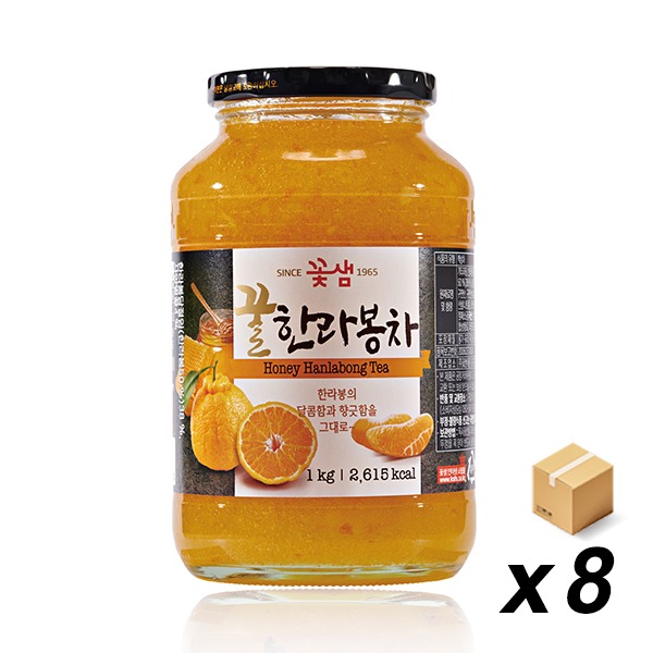 꽃샘 꿀한라봉차 1Kg 8개 (BOX)