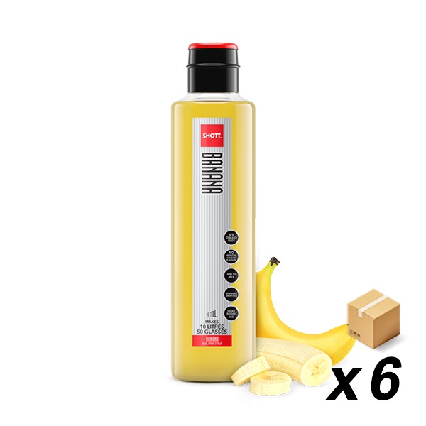 샷 시럽 바나나 1000ml 6개 (BOX)