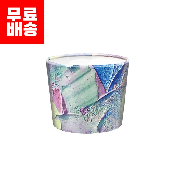 [업체발송] 90파이 종이컵 에어홀더(12/16온스) - 마카롱 500매 (BOX)