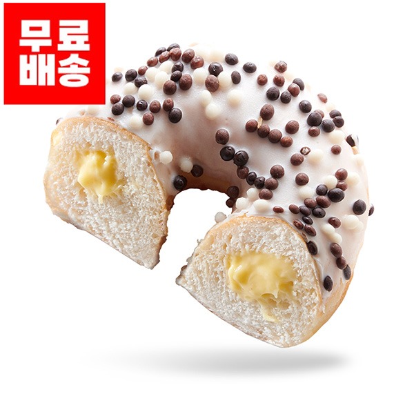 [업체발송] 바닐라 초코볼 도넛 68g 48개(BOX)
