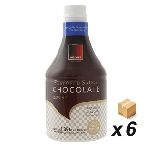 베오베 초콜릿 소스 1.89Kg 6개 (BOX)
