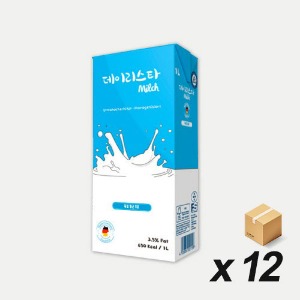 데이리스타 밀쉬 멸균우유 1L 12개 (BOX)