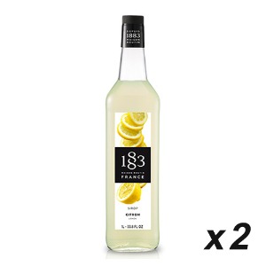 1883 시럽 레몬 1000ml 2개