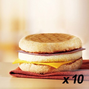 [냉동] 잉글리쉬 머핀 샌드위치 120g 10개