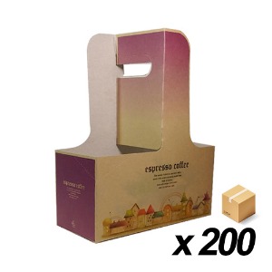 무지개풍경 컵 캐리어 200개 (BOX)