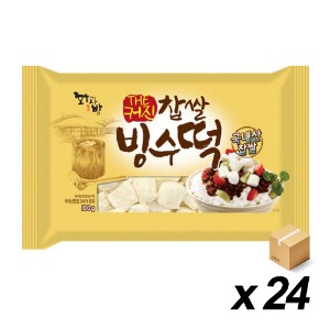 화과방 찹쌀 빙수떡(대) 300g 24개 (BOX)