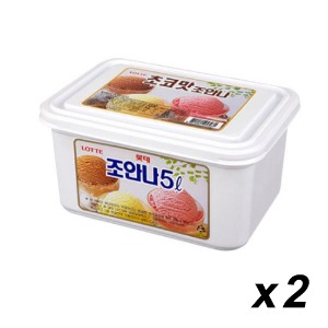 [냉동] 조안나 아이스크림 초코맛 5L 2개