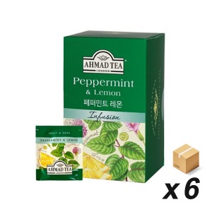 아마드 페퍼민트 레몬 20티백 6개 (BOX)