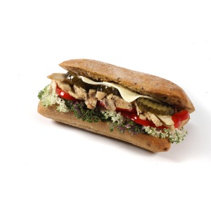 [업체발송][냉동] 브레드샵 그릴드 치킨 치아바타 샌드위치 210g
