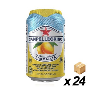 [업체발송][무료배송] 산펠레그리노 리모니타 레몬(캔) 330ml 24개 (BOX)