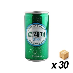 [업체발송][무료배송] 트레비 플레인 190ml 30개 (BOX)