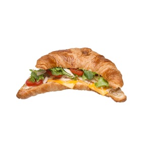 [업체발송][냉동] 브레드샵 치킨 크로와상 샌드위치 100g