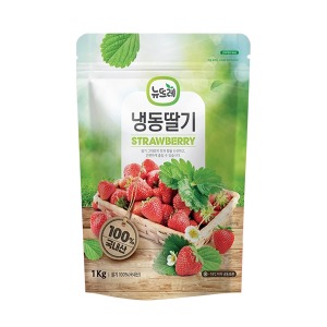 [냉동] 뉴뜨레 냉동 딸기(무가당 국내산) 1Kg