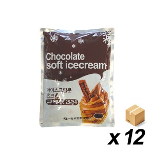 서강 초콜릿 아이스크림 파우더 1Kg 12개(BOX)