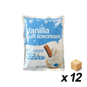 서강 바닐라 아이스크림 파우더 1Kg 12개(BOX)