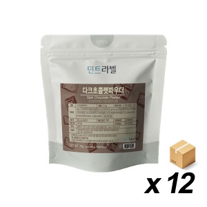 민트라벨 다크초콜렛 파우더 1kg 12개(BOX)