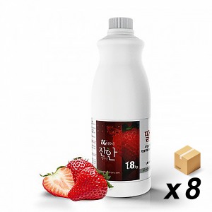 웰파인 더진한 딸기스무디 1.8kg 8개(BOX)