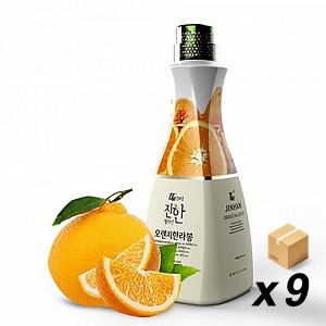 웰파인 더진한 오렌지한라봉 농축액 1.5kg 9개(BOX)