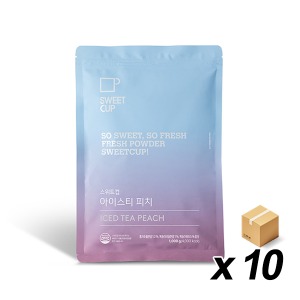 스위트컵 아이스티 피치 파우더 1Kg 10개 (BOX)