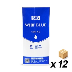 [냉장] 선인 SIB 휩 블루 휘핑크림 1Kg 12개 (BOX)
