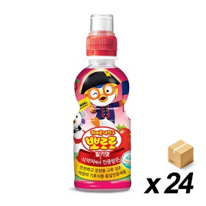 뽀로로 음료수 딸기맛 235ml 24개(BOX)