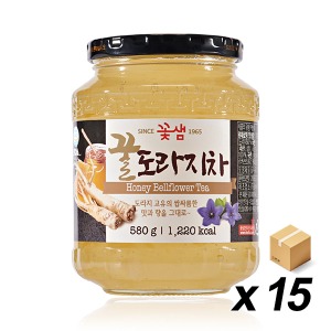 꽃샘 꿀도라지차 580g 15개(BOX)