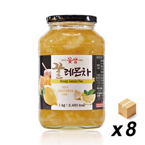 꽃샘 꿀레몬차 1Kg 8개 (BOX)