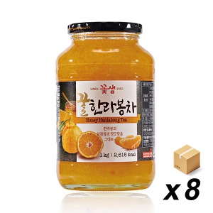 꽃샘 꿀한라봉차 1Kg 8개 (BOX)