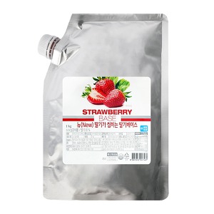 뉴(new) 딸기가 씹히는 딸기 베이스 1kg
