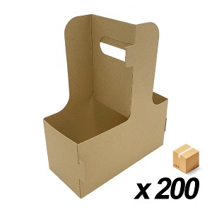 무지 컵 캐리어(양면) 200개 (BOX)