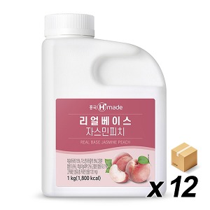 [냉장] 흥국 맘스 리얼베이스 자스민 피치 1Kg 12개(BOX)