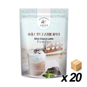 아레스 민트초코 라떼 파우더 500g 20개(BOX)